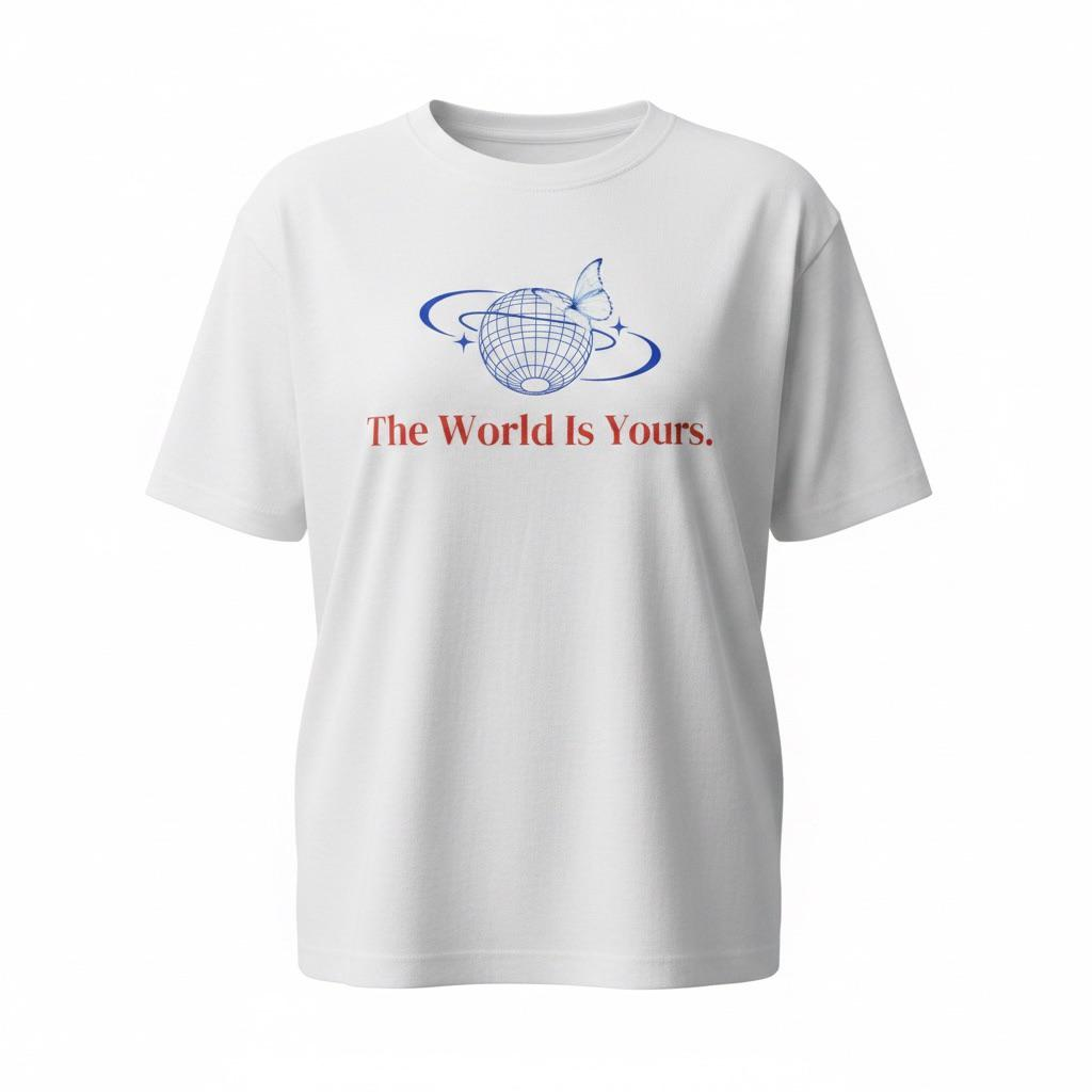 Oversized T-Shirt - The World Is Yours